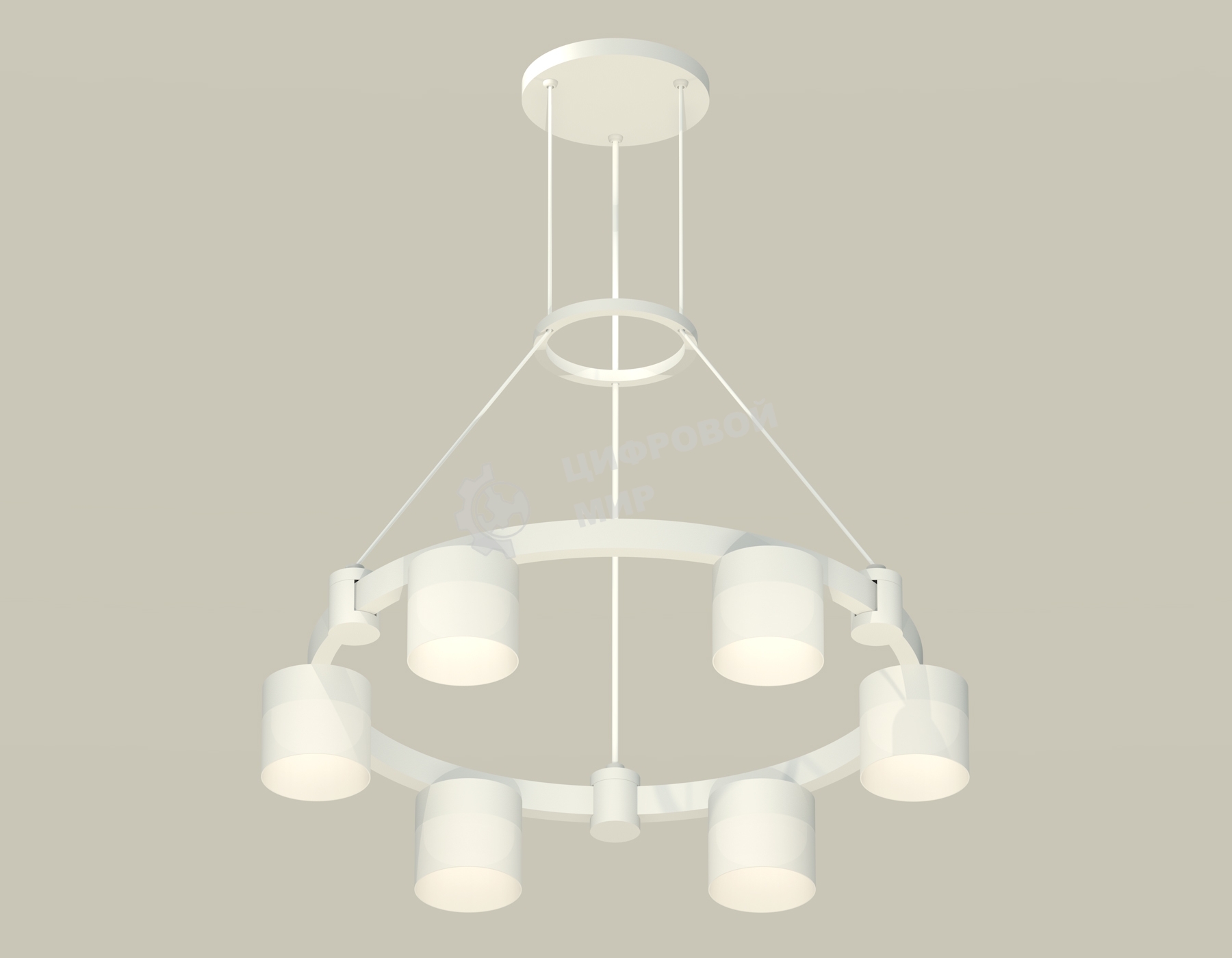 Светильник Ambrella light XR92031204/6 SWH/FR белый песок/белый матовый GX53 (A9203, C9231, N8402)