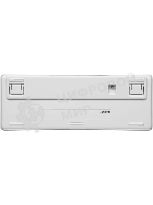 Клавиатура Logitech K868 гибридная, USB Type-A, Bluetooth, радиоканал, белый