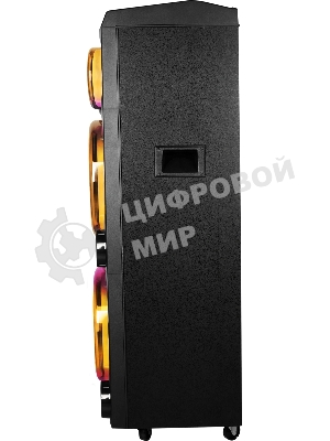 Колонка портативная Ural 23 черный 2000W 1.1 BT/3.5Jack/USB-C 15м 7000mAh (УРАЛ МОЛОТ 23)