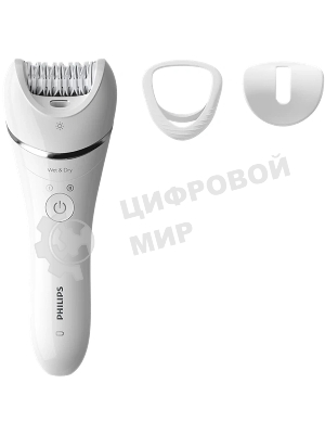 Эпилятор Philips Series 8000 BRE700/01 Цвет: белый (требуется адаптер)