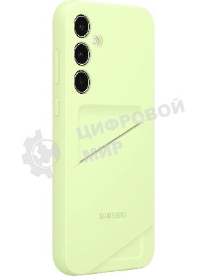 Чехол (клип-кейс) Samsung для Samsung Galaxy A35 Card Slot Case A35 лайм (EF-OA356TMEGRU)