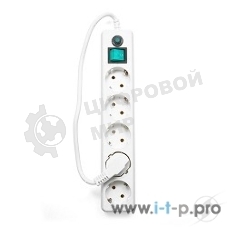 Сетевой фильтр Гарнизон ЕНLW-4 0,5 м 5 розеток белый 