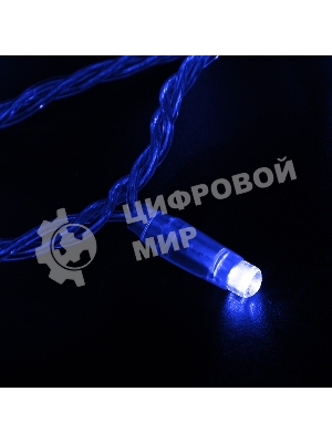 Гирлянда Neon-night Нить 10м, постоянное свечение, прозрачный ПВХ, 230В, синий