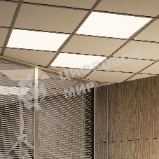 Светильник светодиодный Gauss IP20 595x595x19мм 48W 4200lm 4000K офисный призм. рассеиватель 1/4