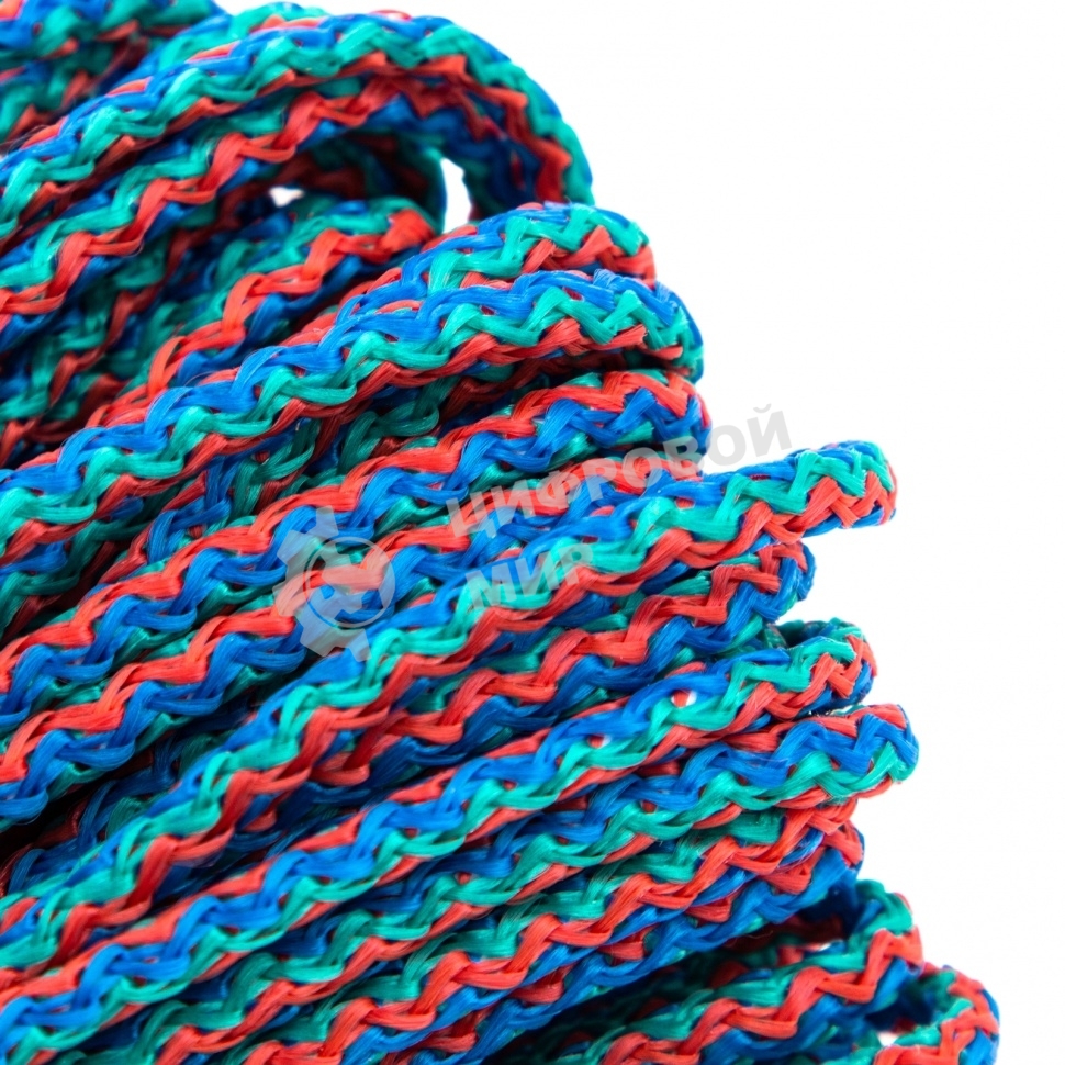 Шнур бельевой HomePalisad полипропиленовый с сердечником, 5 мм L 25 м, цветной