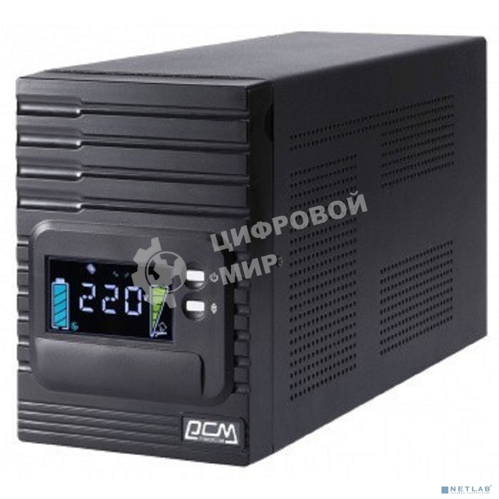 Источник бесперебойного питания Powercom Smart King Pro+ SPT-2000-II LCD 1600Вт 2000ВА черный