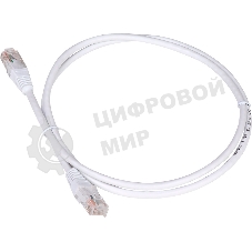 Патч-корд Lanmaster TWT UTP кат.5e, с заливными колпачками, 1.5 м, белый