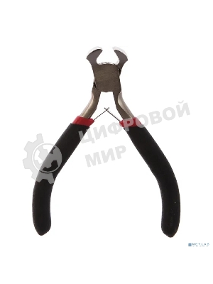 Кусачки торцевые Rexant Мини 100 мм никелированные, авторазжим, обливные рукоятки