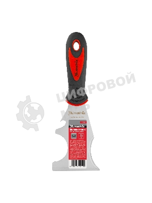 Шпатель-скребок многофункциональный 9 в 1, нержавеющая сталь, двухкомпонентная рукоятка Matrix 85558