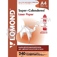 Бумага Lomond 0330043 A4/240г/м2/150л./белый матовое/матовое суперкаландрированная для лазерной печати