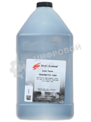 Тонер Static Control TRSUNIV3-1KG черный флакон 1000гр. для принтера Samsung ML2160/SCX3400/M2020/M2070