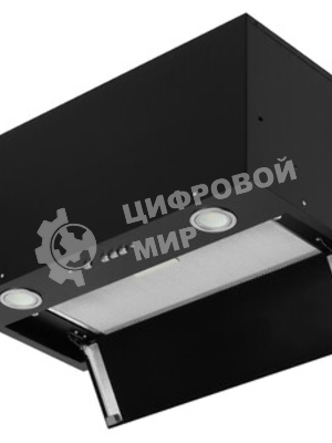 Вытяжка встраиваемая Elikor Cube 60П-1000 черный, 60 см, 1000 куб. м/ч, 54 дБ