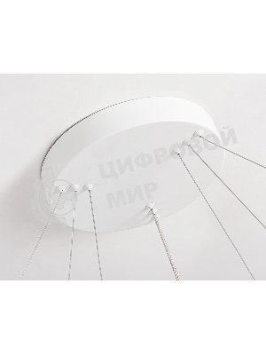 Подвесной светодиодный светильник Ambrella light FL5511/3+9 WH белый 90W 3000K/4200K/6400K D800/600/400*1300 (без ПДУ)