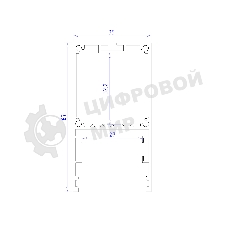 Алюминиевый профиль Ambrella light GP3000AL серебро 2000*35*67