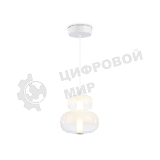 Подвесной светодиодный светильник Ambrella light LH11051 WH/FR белый/белый матовый 12W 3000K D230*265