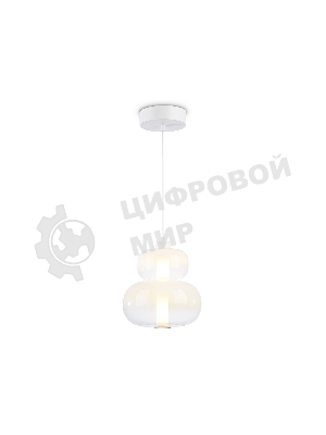Подвесной светодиодный светильник Ambrella light LH11051 WH/FR белый/белый матовый 12W 3000K D230*265