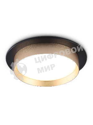 Светильник Ambrella light TN5228 BK/GD черный/золото GX53 max 12W D110*35