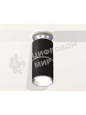 Светильник Ambrella Light XS6302220 SBK/PSL черный песок/серебро полированное MR16 GU5.3 (N6903, C6302, A2060, N6104)
