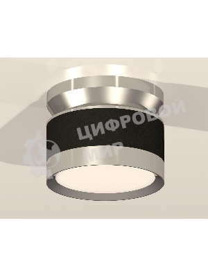 Светильник Ambrella Light XS8102055 SBK/PSL черный песок/серебро полированное GX53 (N8904, C8102, N8118)