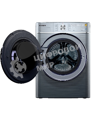 Стиральная машина Hyundai WMD9413 серебристый, загр. фронтальная макс.: 10 кг 1400 об/мин класс: В
