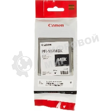 Картридж струйный Canon PFI-107MBK (6704B001) черный матовый (130 мл) для Canon iP F680/685/780/785
