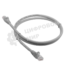 Патч-корд LANMASTER LSZH UTP кат.6, 1.5 м, серый