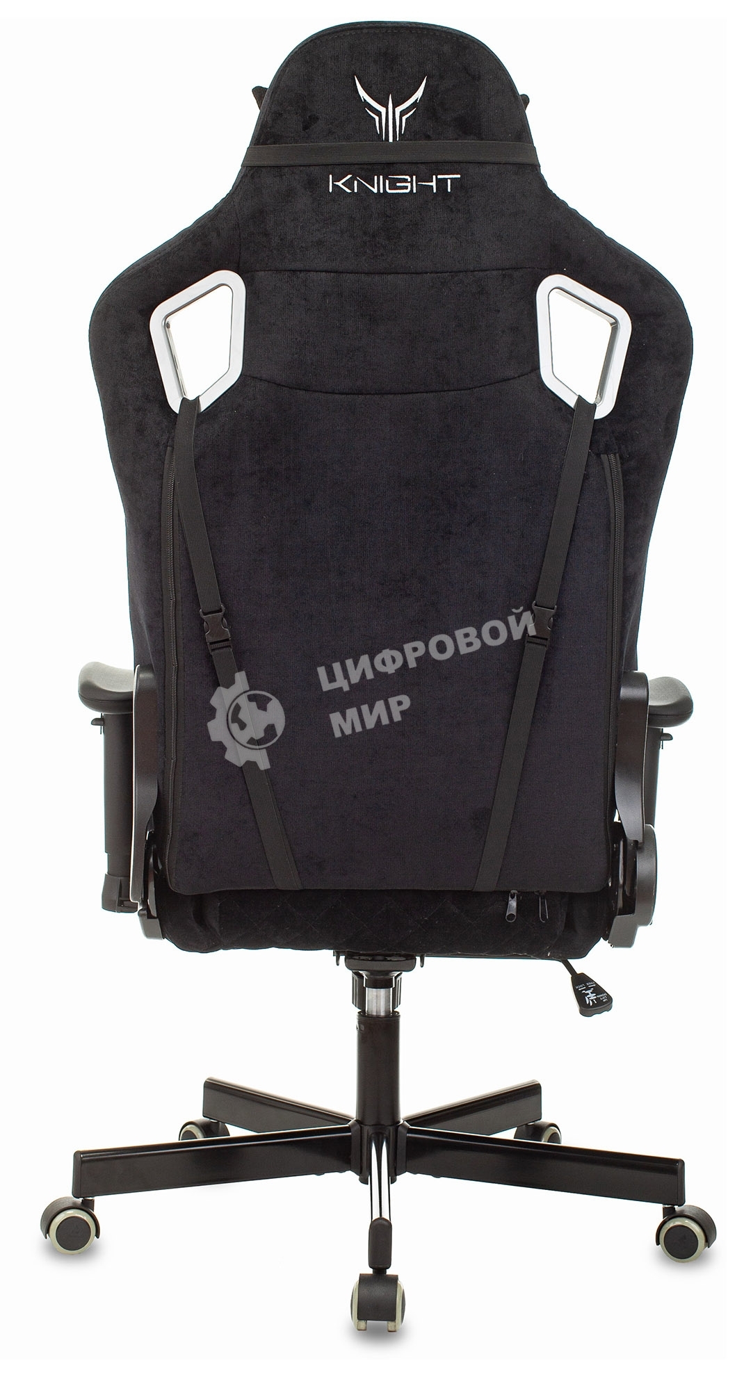 Кресло игровое Бюрократ Knight Outrider Light-20 черный с подголов. крестовина металл