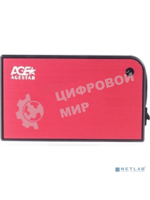 Внешний корпус для HDD AgeStar 3UB2A14 (красный) usb3.0 to 2,5