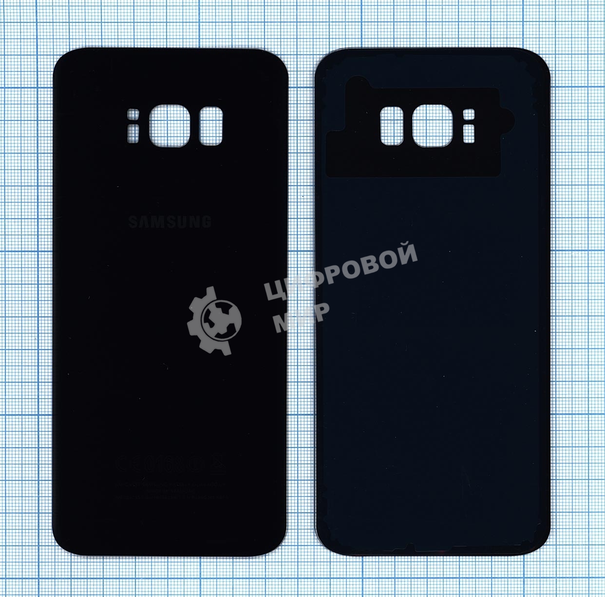 Задняя крышка для Samsung G955F Galaxy S8 Plus черный