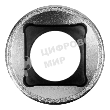 Головка торцевая удлиненная Stels 16 мм, 6-гранная, CrV, под квадрат 1/2