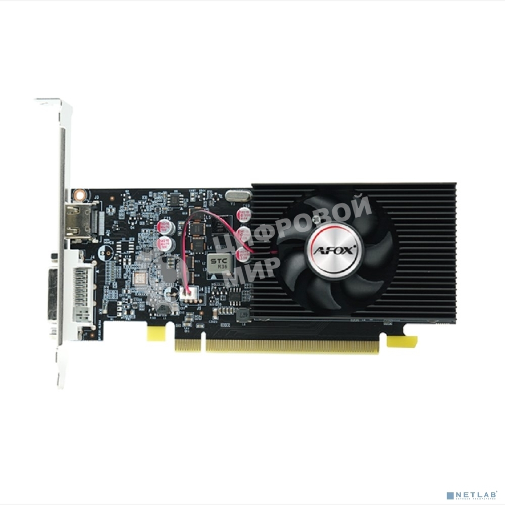 Видеокарта Afox Nvidia GeForce GT1030 4Gb DDR4 64Bit DVI HDMI LP Single Fan