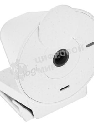 Веб-камера Logitech Brio 300 1920x1080, 30 кадр/с, USB Type-C, микрофон (шумоподавление), автоматическая фокусировка, автоосвещение, универсальное крепление белая