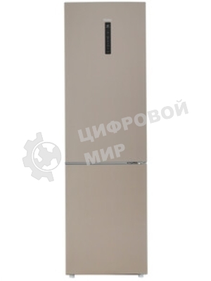 Холодильник Haier C2F637CGGU1 золотистый, двухкамерный, 278/108л, морозилка снизу, No Frost