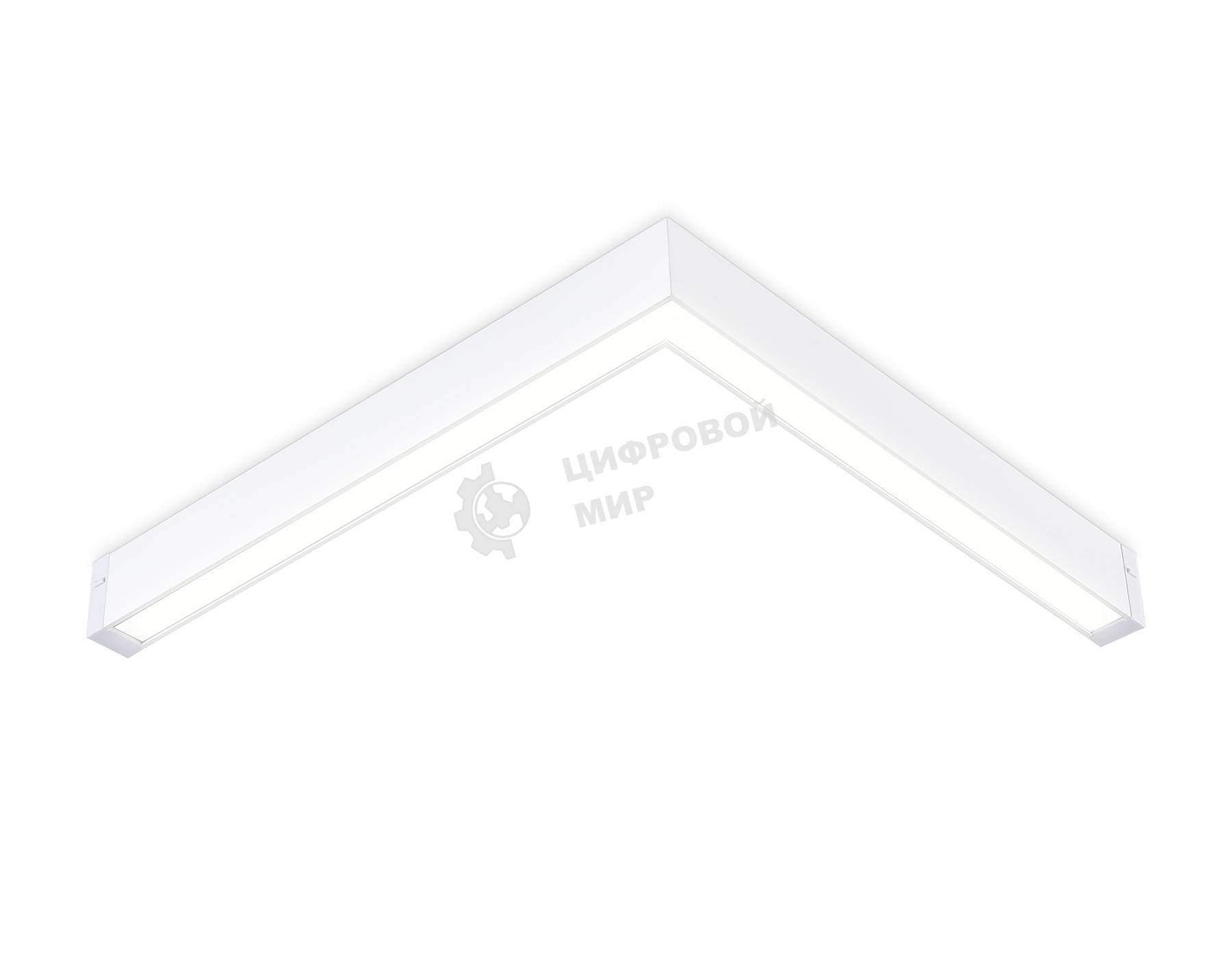 Светильник светодиодный трековый для шинопровода Magnetic Ambrella light GL1705 WH белый IP20 24W 4200K 220V 120° 342*367*42 (Без ПДУ)