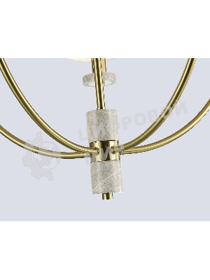 Люстра Ambrella light LH75351/5 SB/WH бронза/белый E14*5 max 40W D630*780
