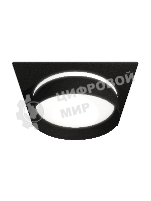 Комплект встраиваемого светильника Ambrella light XC8062020 SBK/FR черный песок/белый матовый GX53 (C8062, N8462)
