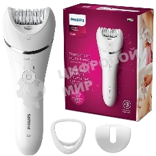 Эпилятор Philips Series 8000 BRE700/01 Цвет: белый (требуется адаптер)
