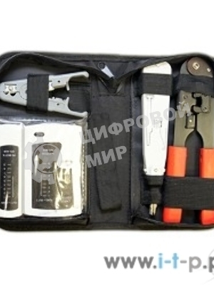 Монтажный инcтрумент 5bites Набор инструментов TK030, клещи LY-T210C 8p8c, LY-T2020 Krone, нож LY-501C, тестер кабеля LY-CT005