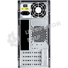 Компьютерный корпус с блоком питания 450Вт. Case Foxline FL-733, mATX, 2x5.25EXT, 2x3.5EXT, 5x3.5INT, 2xUSB 2.0, HDA, w/o FAN, w/450W ATX PSU, w/1.2m EU pwr cord