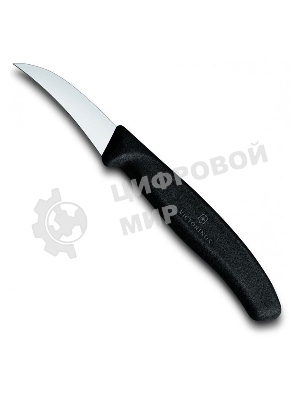 Нож кухонный Victorinox Swiss Classic (6.7503) стальной для чистки овощей и фруктов лезв.60мм прямая заточка черный