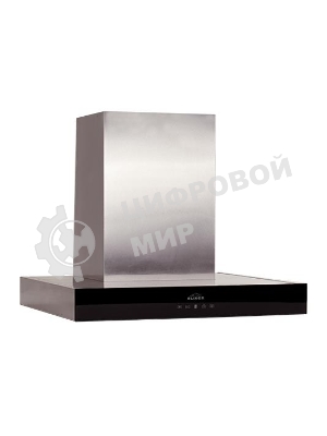 Вытяжка островная Elikor Агат Island 90Н-1000-Е4Д серебристый/черный, 90 см, 1000 м³/ч, 38 дБ