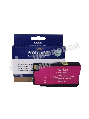 Картридж струйный ProfiLine PL-CN047AE №951XL для принтеров HP OfficeJet Pro 251dw/276dw/8100/8600/8610/8620e Magenta