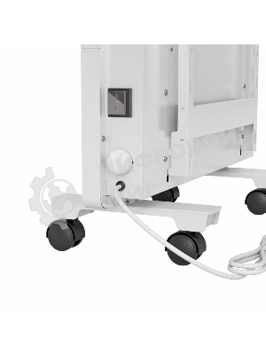 Конвектор электрический MTX КМ-1000.1 белый, 1000 Вт, 15 м2, термостат