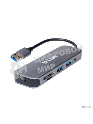 USB-концентратор D-Link DUB-1325/A2A, USB 3.0, USB 3.0, SD/microSD, USB