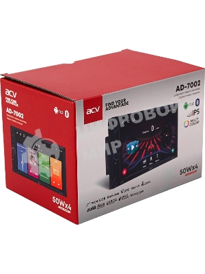Автомагнитола ACV AD-7002, 2 DIN, 7
