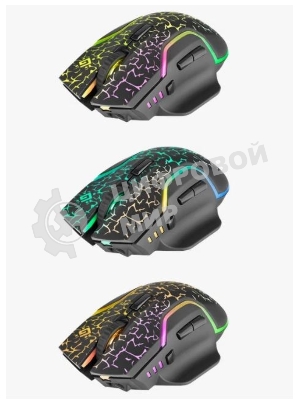 Мышь беспроводная Defender Oneshot GM-067 черный, 3200 dpi, радиоканал, USB, кнопки - 7