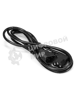 Кабель питания ExeGate Special EC-1,8S (C13 угловой->C14, 3*0.5мм2, CCA, черный, 1.8м)