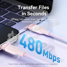 Кабель Vention USB 2.0 CM/CM - 2м. черный 5А PD240W, шт.