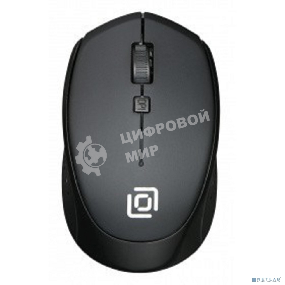 Мышь беспроводная Oklick 488MW черный/черный оптическая (1000dpi) USB (4but)