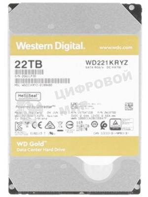 Жесткий диск Western Digital GOLD WD221KRYZ 22Tb 3.5